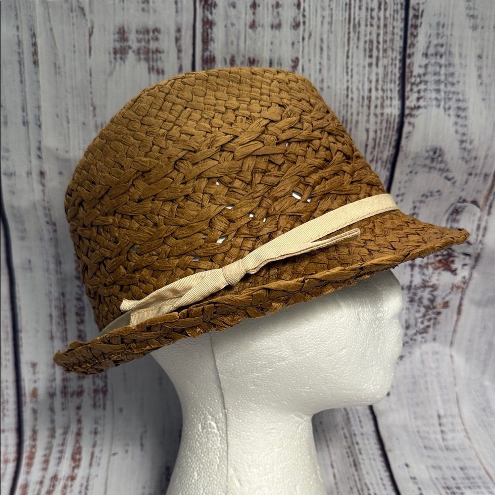 D&Y Brown Woven Fedora Hat - Picture 12 of 15